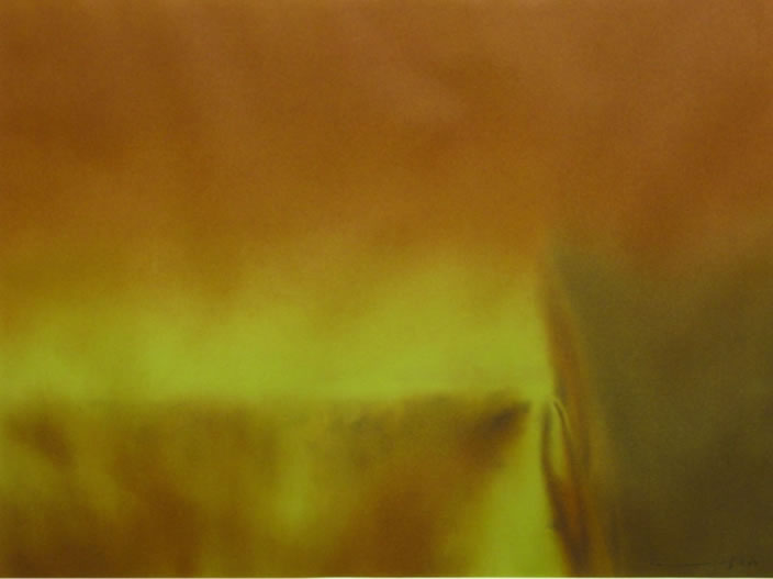 Hamidreza Andarz, Untitled 2, 2010, Pastel on coloured paper, 46.5 x 57 cm 