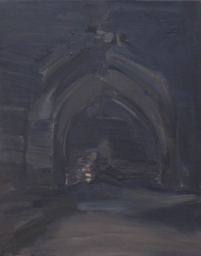 Arch II, Oil paint on canvas, 50 x 40 cm