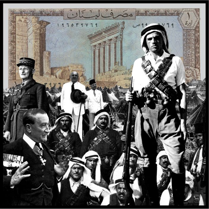 1LL (Arabic), 2010, Digital collage pigment print, 100 x 100 cm, Edition of 3 + 2 APs