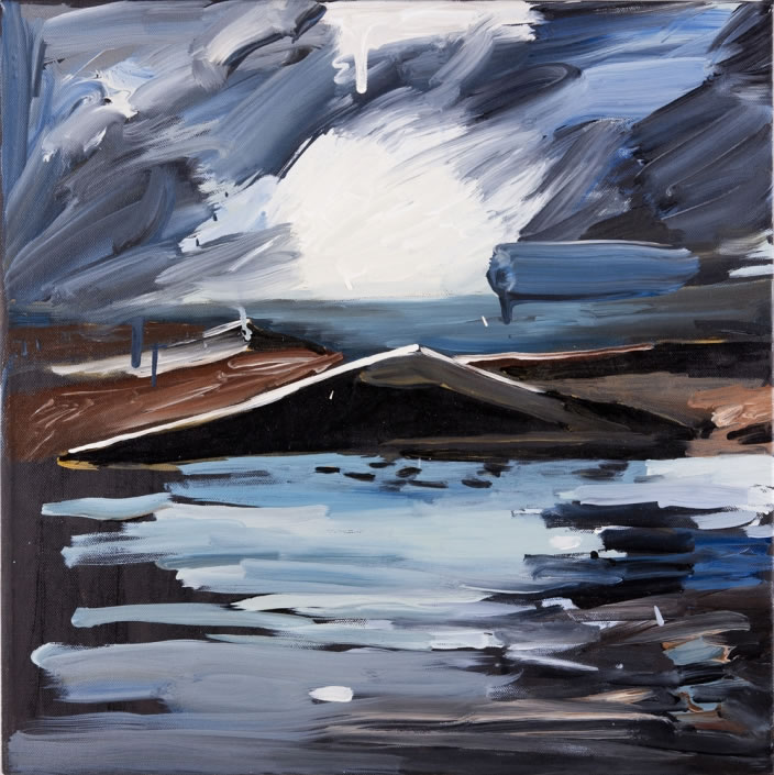 Untitled, 2012, Oil paint canvas, 50 x50 cm 