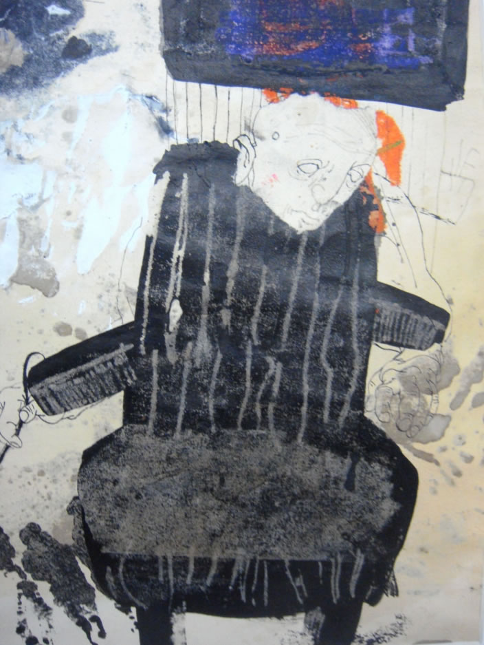Asareh Akkasheh, Untitled (Detail), 2010, Pencil on paper, 57 x 86 cm
