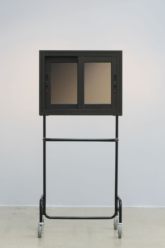 Stephanie Saade, Window (Structure 2), 2012, 170 x 90 cm, mixed media