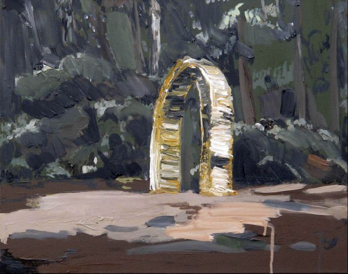 Arch III, Oil paint on canvas, 40 x 50 cm