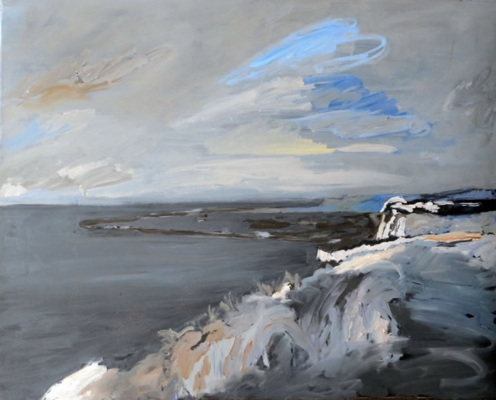 Talar Aghbashian, Dover II, 2011, Oil paint on canvas, 60 x 75 cm