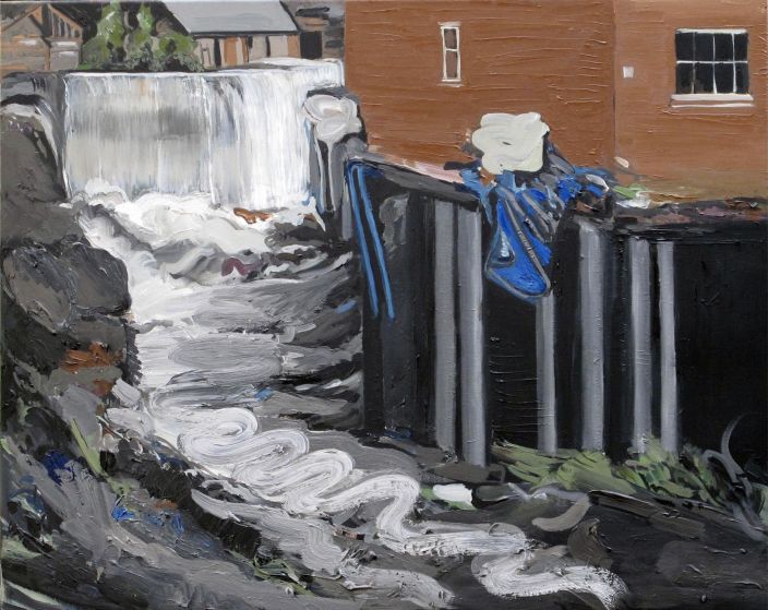 Flood II, 2012, Oil paint on canvas, 60 x 75 cm